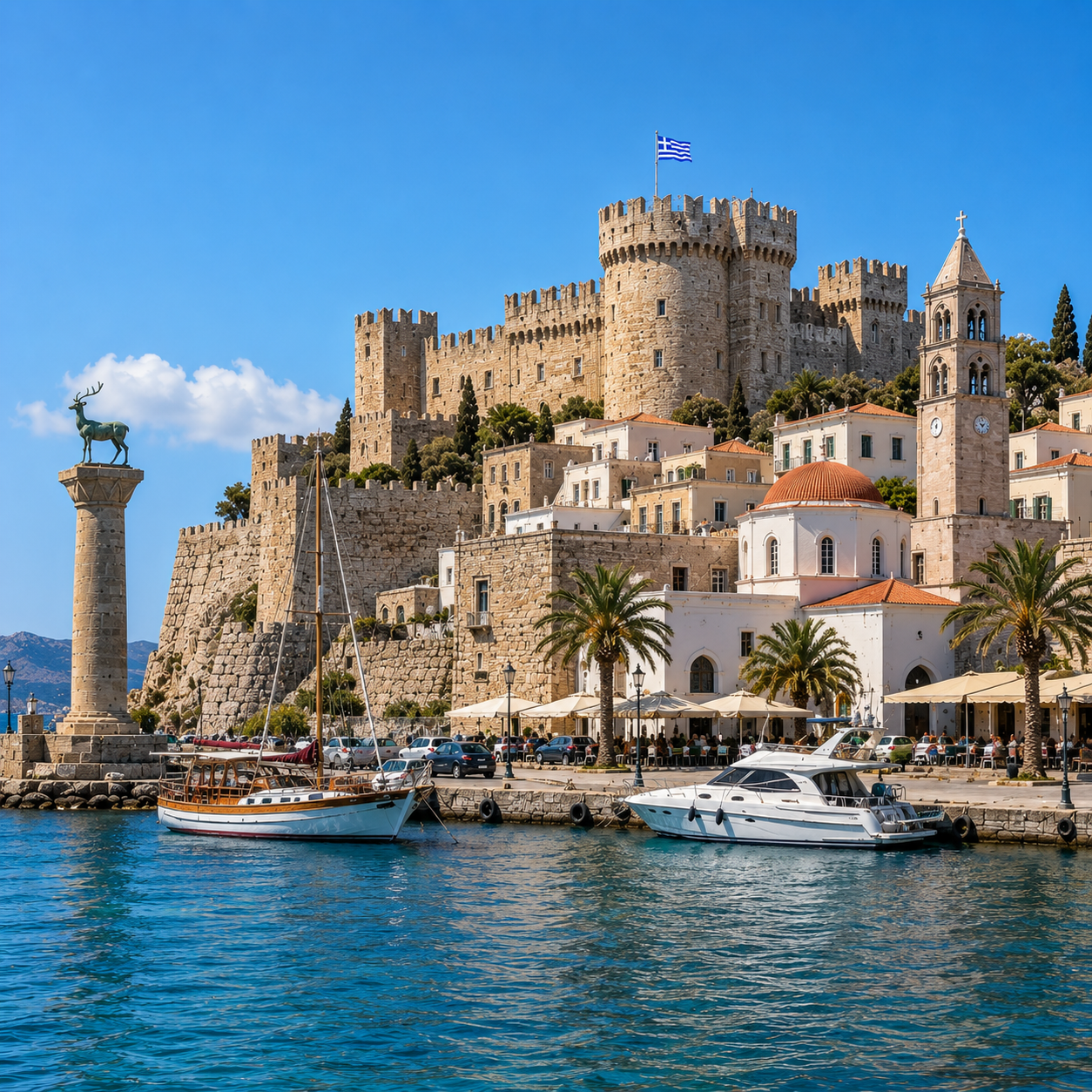 Rodos illüstrasyon